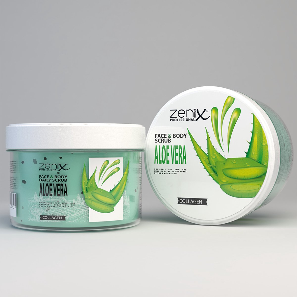 Zenix gezichtsverzorging dagelijkse scrub met aloë vera extract - 275 ml - scrub - gezichtsverzorging - natuurlijke scrub