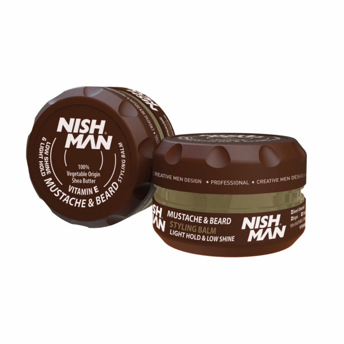 Nishman - Beard & Mustache - Styling Balm - Light Hold & Low Shine - 100 ml