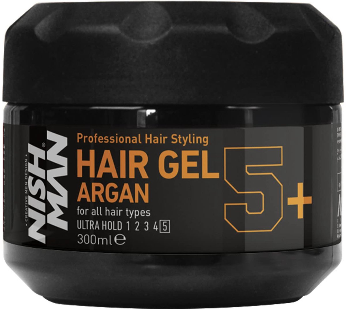 Nishman - Hair Gel Argan - Ultra Hold 5 - 300 ml