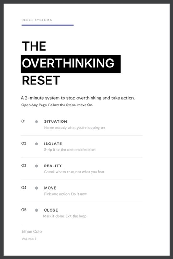 The Overthinking Reset - cover