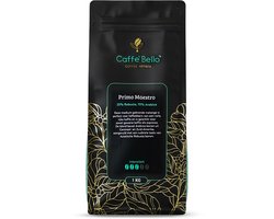 CAFFÈBELLO Primo Maestro – Premium Koffiebonen 1kg – Arabica/Robusta Blend – Medium Roast – Gebalanceerd & Vol