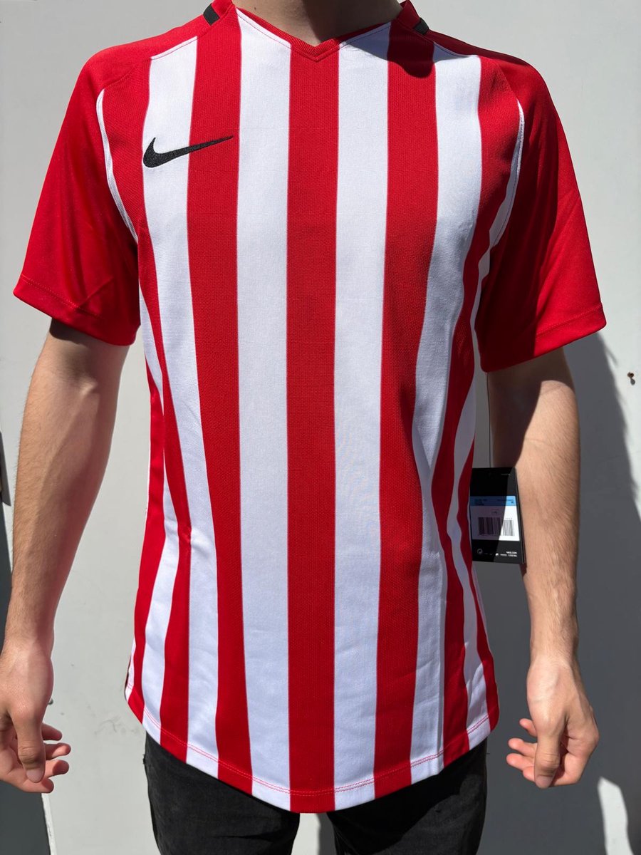 Nike shirt Striped Division III SS Jersey Wit