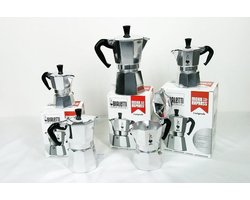 Aluminium Mokkanetel voor 4 Kopjes Espresso