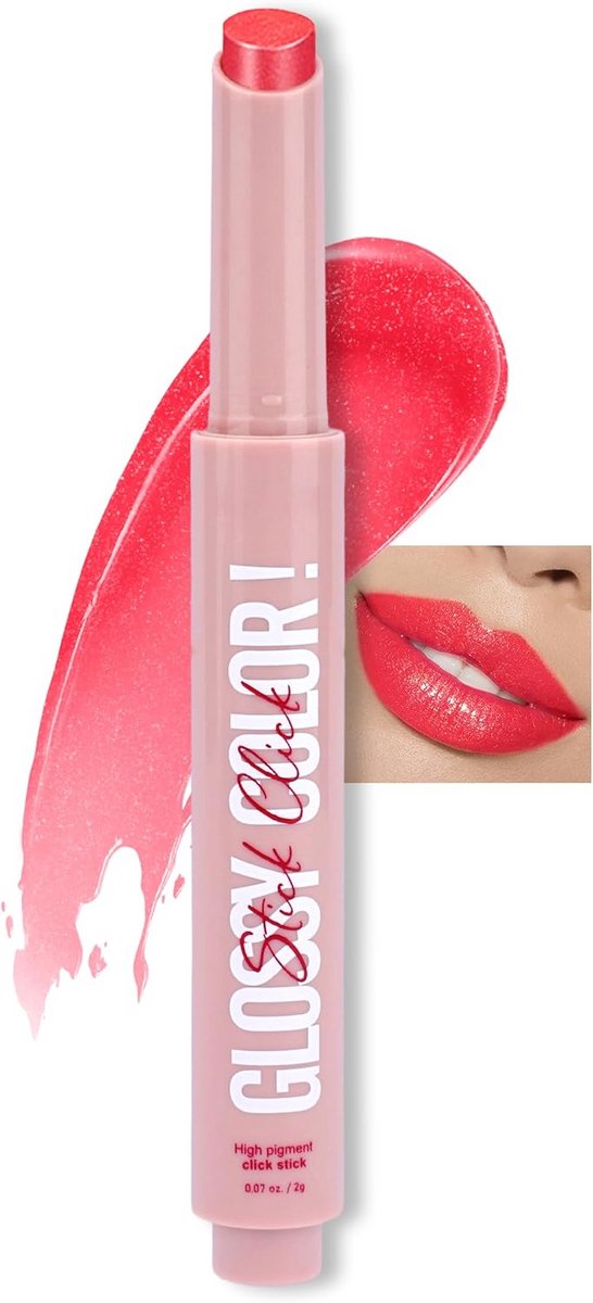 Glitter Lip Liner en Balsem 2-in-1 - Hydraterende Shimmer Lipstick