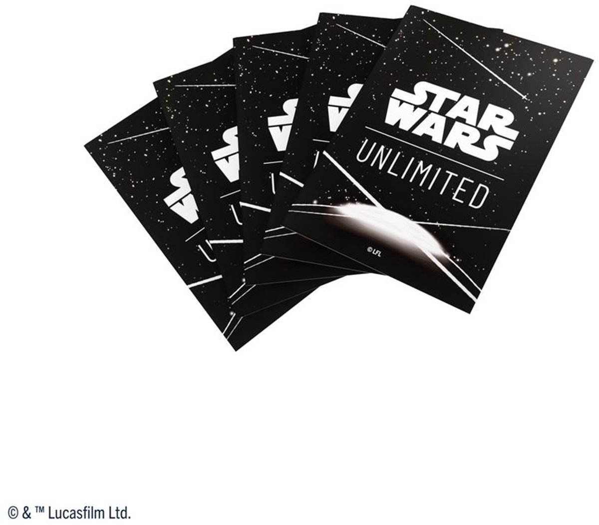 Gamegenic Star Wars kaart sleeves zwart wit - beschermhoezen kaarten TCG.