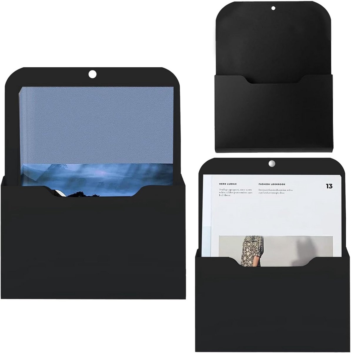 Magnetische Documenthouders Set van 3 - Papierhouder voor Whiteboards en Kantoor - Organiseer Jouw Werkplek