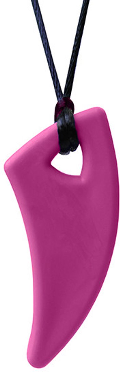 ARK Therapeutic kauwsieraad ketting speelgoed magenta kunststof.
