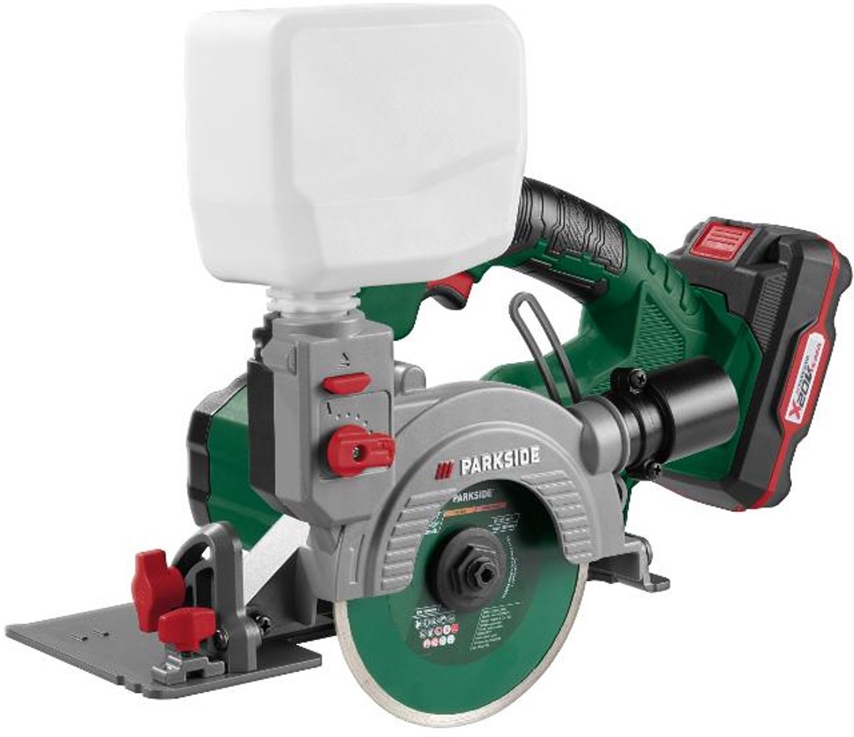 PARKSIDE® Accu-tegelzaag 20 V met accu en lader - steenzaag