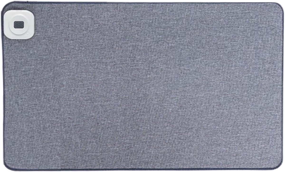 Verwarmde Bureaumat - Elektrisch verwarmingskussen - Warm Werken - Automatische Uitschakeling - 60 x 36 cm - Zwart