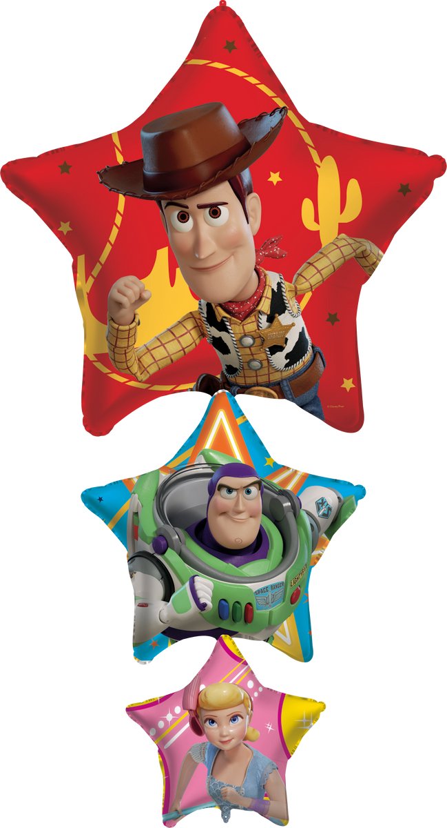 Folieballon Shaped 64×119 cm - 3 ballonnen - Toy story