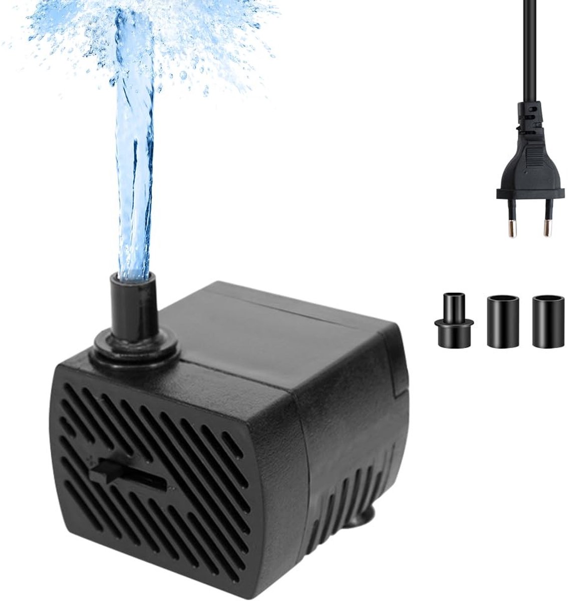 aladdien - Mini Submersible Pump - Ultra Stille Waterpomp - Compact formaat - Geschikt voor Aquarium - Ideaal voor Fontein - Efficiënte watercircula..
