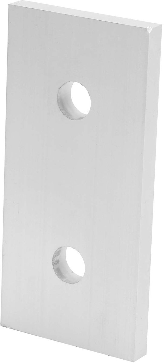 aladdien - Aluminium Deelnemen Plaat - Verbindende Plaat - Sterk en Duurzaam - 2 Gat - Bouw Industrie - Geschikt voor Frame Structuur
