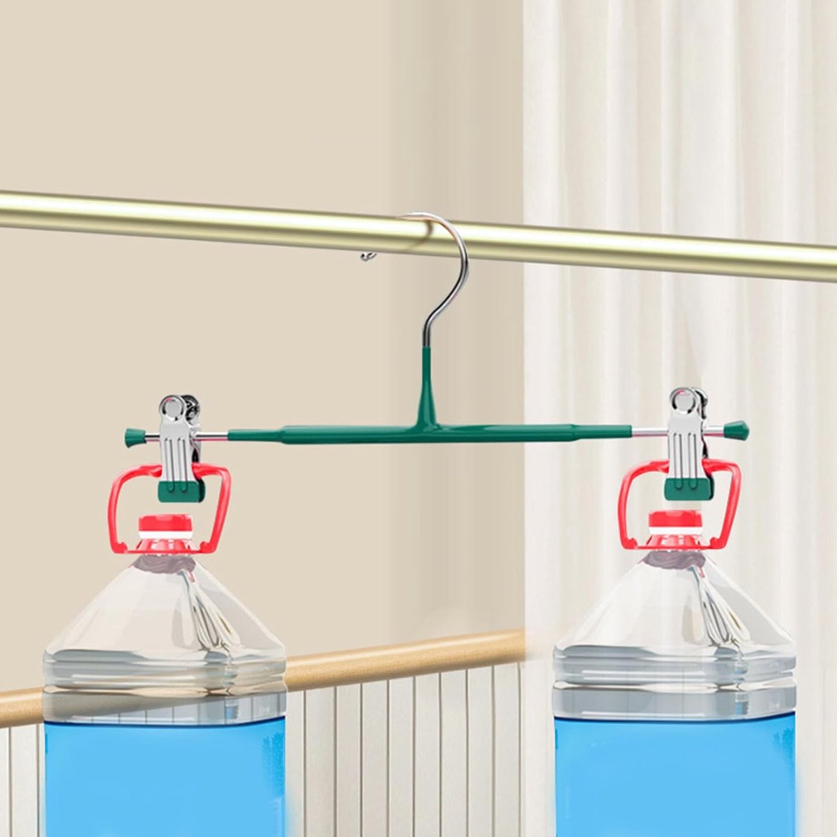 Broek Hangers - Antislip Clips - Kleding Drogen - Verstelbare Breedte - 10 Stuks - Wit