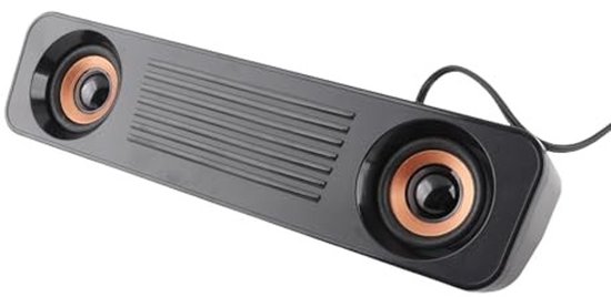 aladdien - Soundbar met Subwoofer - HiFi Stereo Geluid - Compact ontwerp - Geschikt voor TV en Computer - Krachtig geluid - Voor een optimale home e... van Aladdien — afbeelding 3