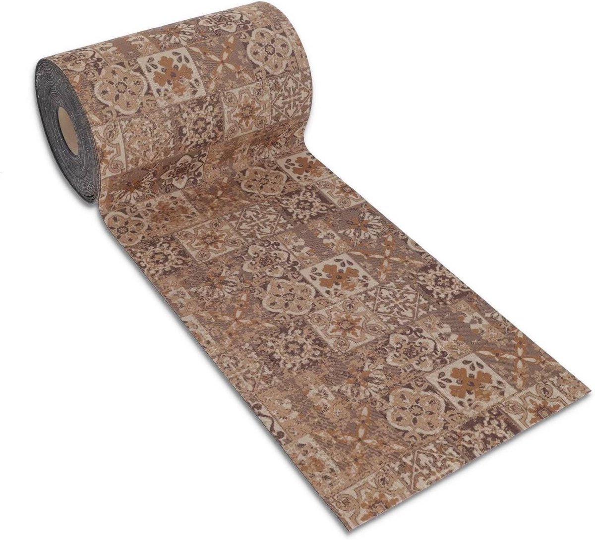 Keuken Runner - Vloerkleed - Vloer Beschermen - Antislip Onderkant - 80 cm - Bruin