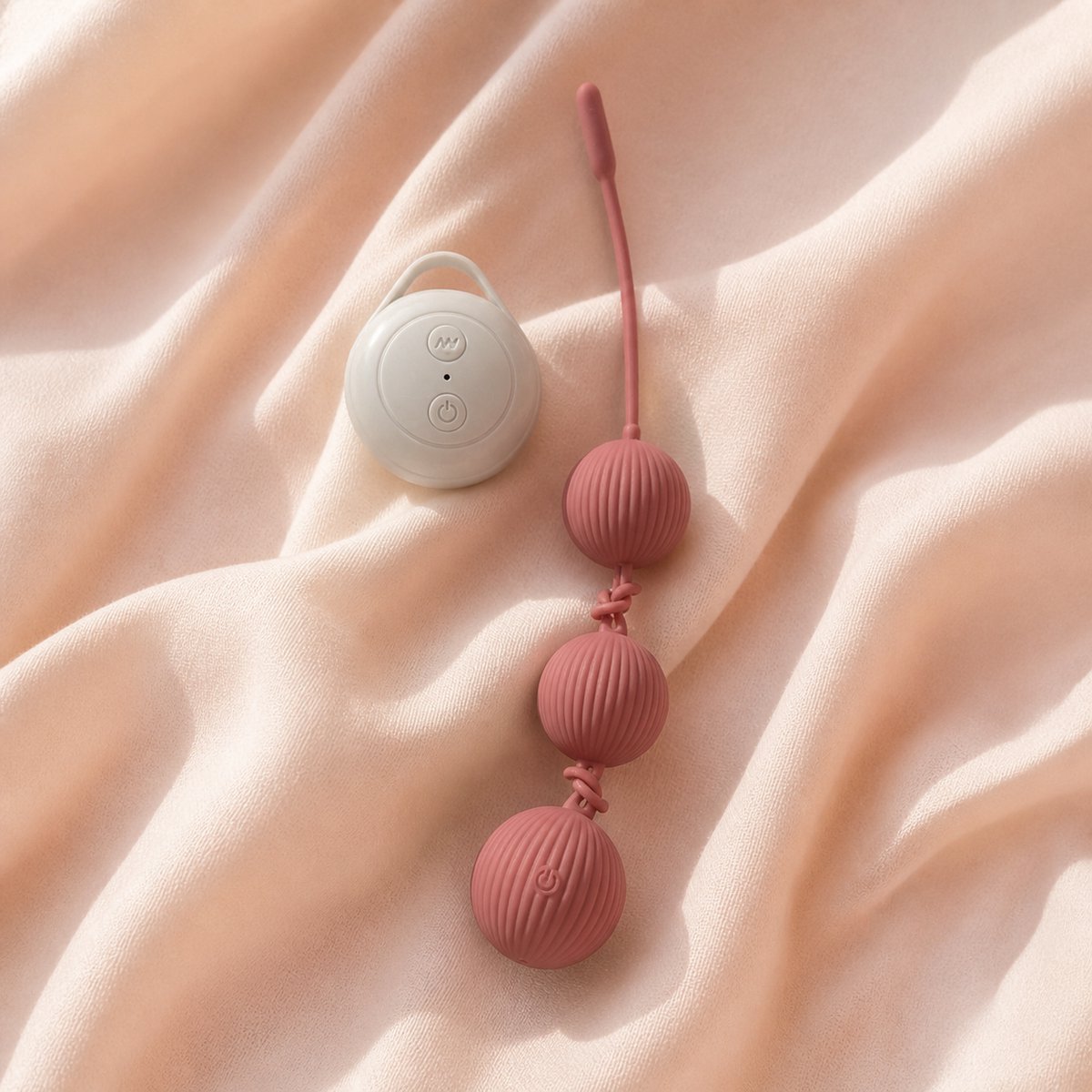 Soft Silicone Vibrerende Kegelballen - Afstandsbediening