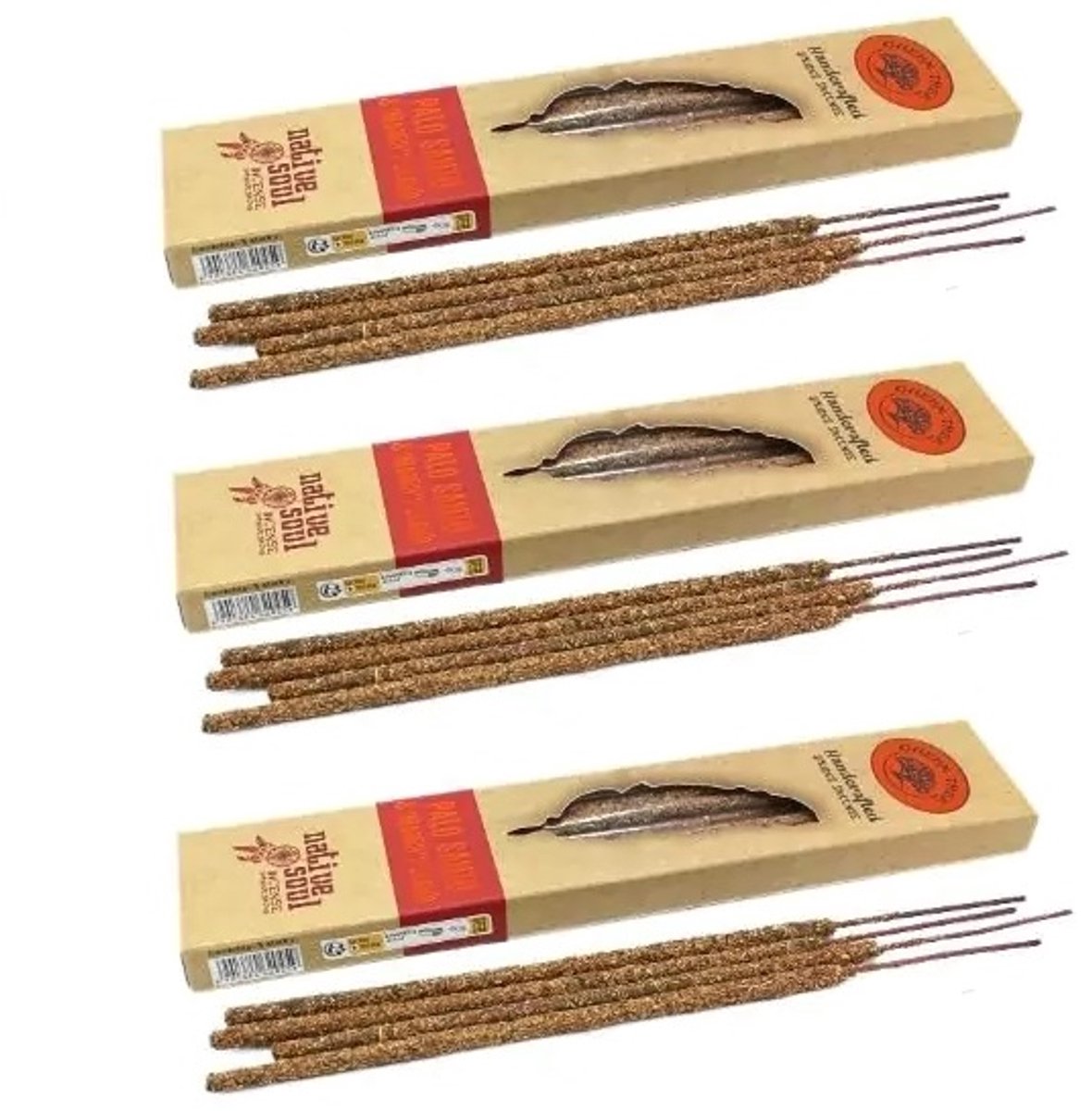 Native Soul - palo santo dragonsblood - smudge - wierook - green tree - 3 stuks — cadeau in Cadeau-ideeën - foto 2
