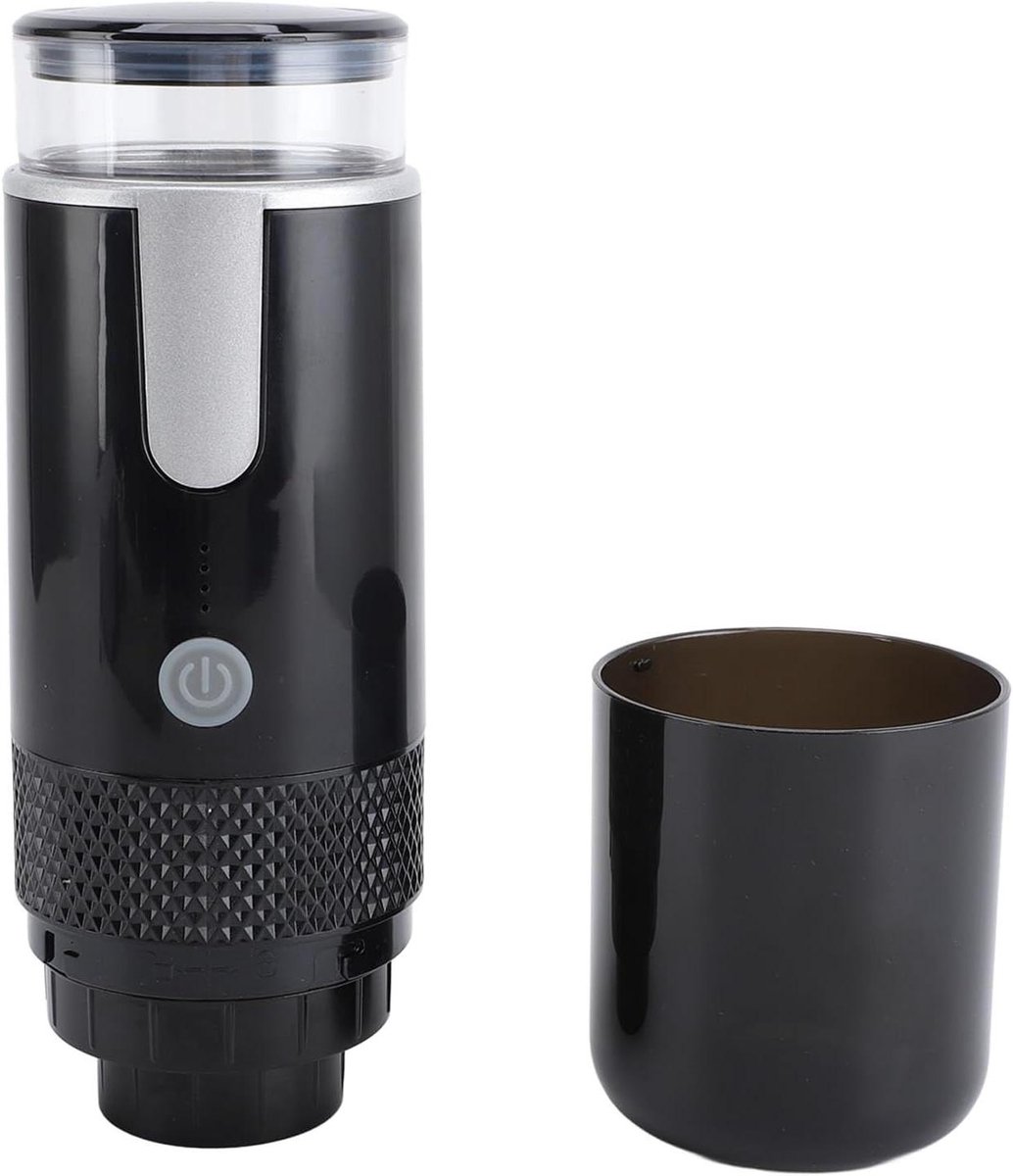 Draagbare Koffiemaker - Mini Machine - Onderweg Koffie - Oplaadbaar - 160 ml Tank - Zwart