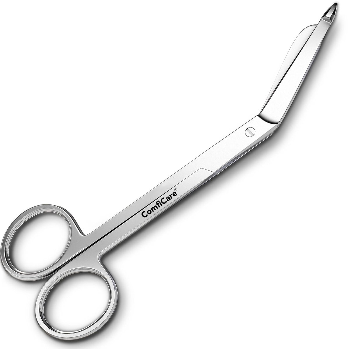 ComfiCare® Verbandschaar 14 cm – RVS Medische Schaar met Stompe Punt – Voor verpleegkundigen, EHBO’ers en zorgprofessionals – Voor verband, gazen, pleisters en tape - RVS