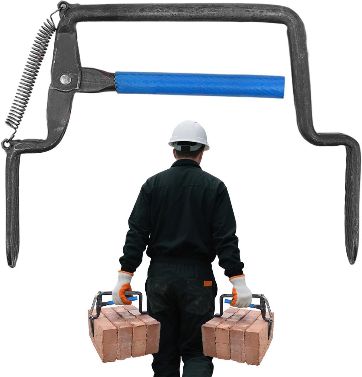 Stenen Klem - Tegel Tang - Bouw Projecten - Minder Arbeid - 20.5-36.5cm - Zwart