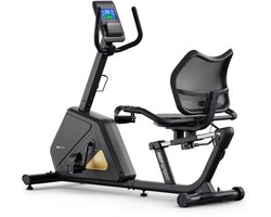 Hop Sport Arkil – Semi ligfiets hometrainer – Bluetooth Kinomap & Zwift – 16 weerstandsniveaus – Elektromagnetisch systeem