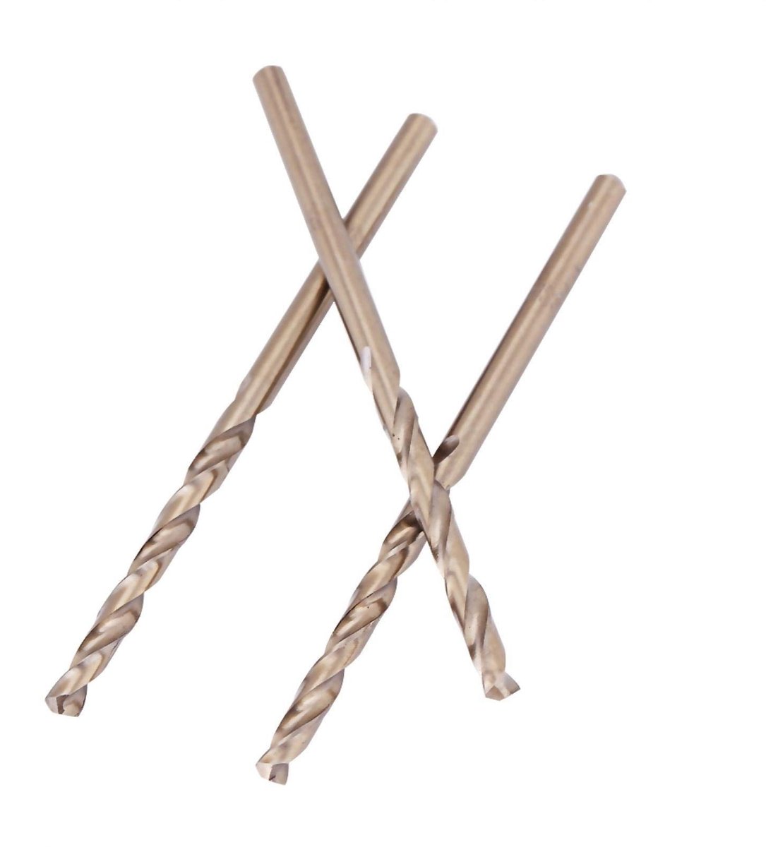 aladdien cobalt boorbit - 10 stuks - Hoogwaardige kwaliteit - 1-5 mm - Voor roestvrij staal - Ideaal voor metaalbewerking