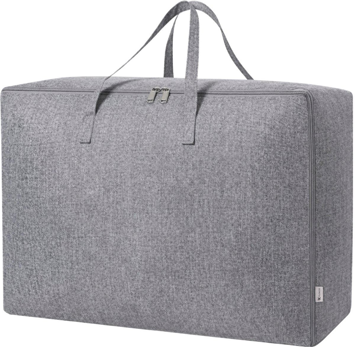 Opbergzak XXL Dekbed - Grijs - 70 x 50 x 30 cm - Opbergtas voor Dekbed en Kleding - Kledingzak XXL