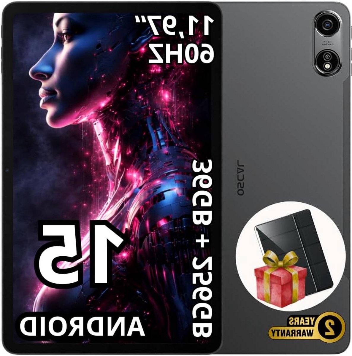 Tablet - Pad - Multitasken en Entertainment - Groot 2K IPS Scherm - 12 inch - Space Grey