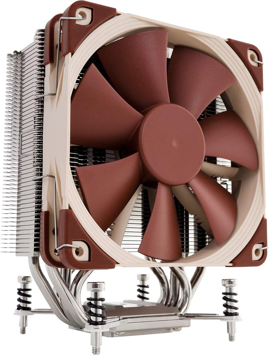 Processorkoeler - CPU Koeler - Stille Werking - Hoge Compatibiliteit - 120mm Ventilator - Bruin