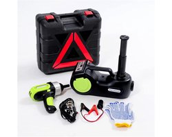 Hydraulische Krik Set - Auto Gereedschap - Voertuig Onderhoud - 4-in-1 Functie - 5 Ton Capaciteit - Zwart