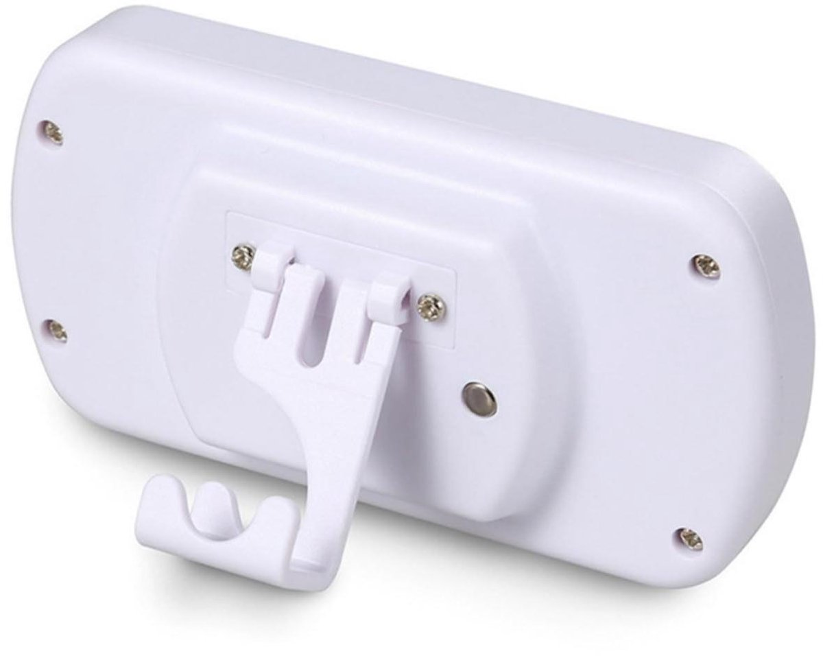 Temperatuur Monitor - Koelkast Vriezer - Voedsel Bewaren - Waterdicht IPX3 - 8.7 cm - Wit