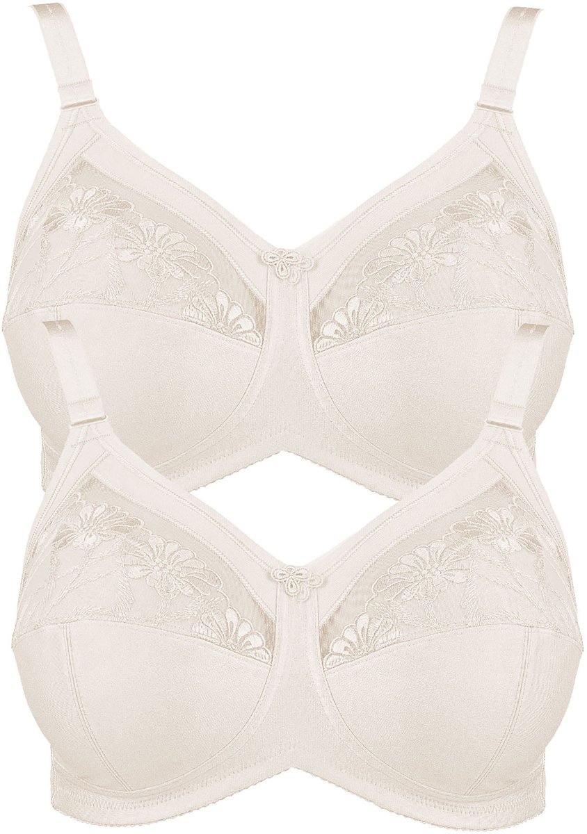 2-pack comfort-BH zonder beugel Safina