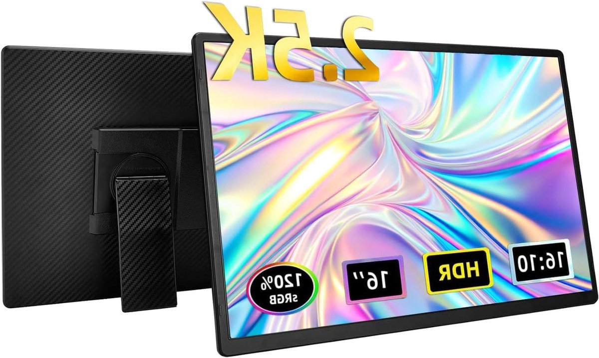 Draagbare Monitor - Externe Scherm - Multitasken Werk - 16-inch QHD IPS - 16 inch - Zwart