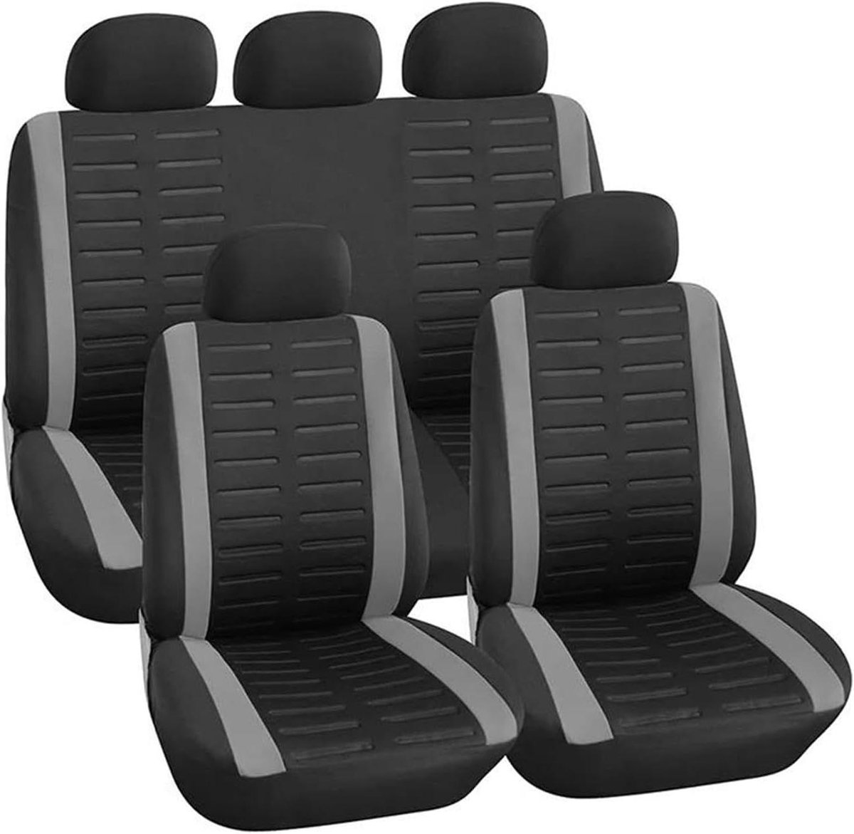 Zitkussen Autostoelhoes - Stoelbeschermer Decoratief - Auto Interieur - Universele Pasvorm - 1 Stuk - Grijs