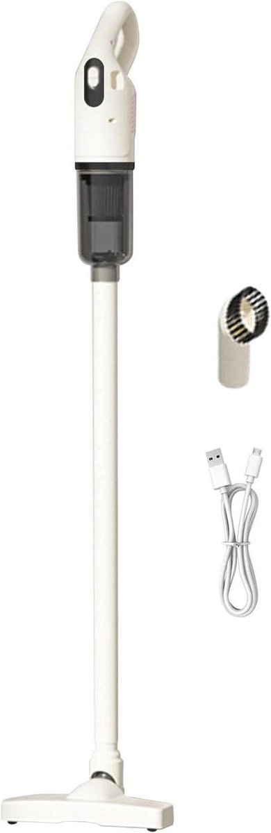 Verticale stofzuiger - Draagbare stick - Huis en kantoor - Lage geluidsontwerp - 22 cm - Blauw