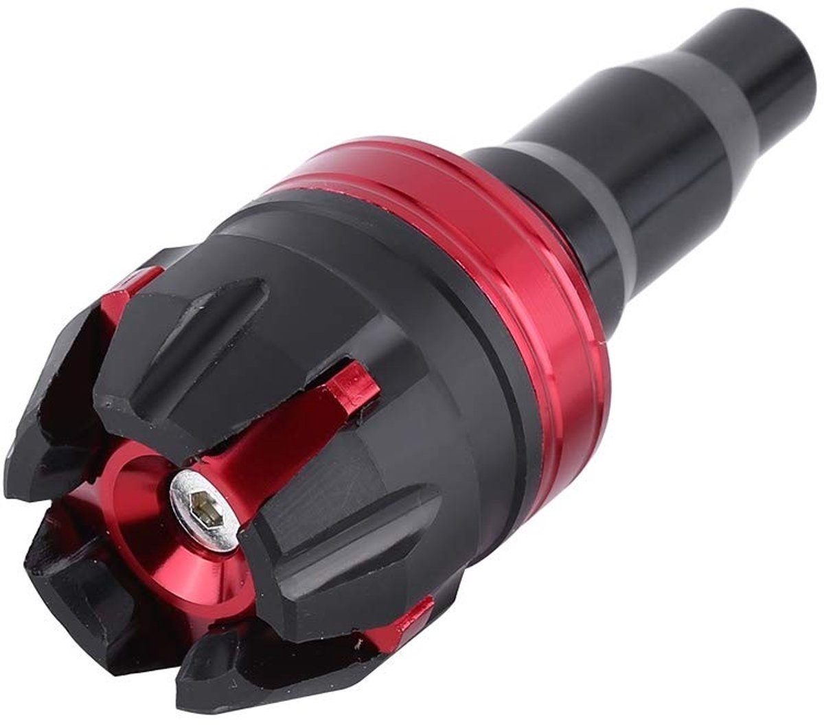 Qiilu CNC Aluminium Frame Slider voor Motorfiets - Valbescherming - Rood