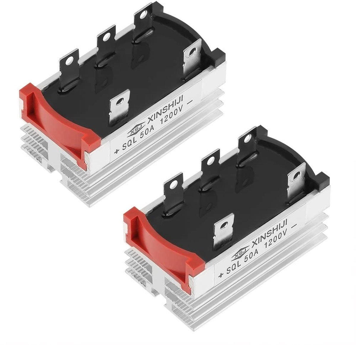 aladdien - Brugrectifier - Hoogwaardige diode - Aluminium behuizing - 50A 1200V - Driefasige rectificatie - Betrouwbare prestaties - Geschikt voor e..