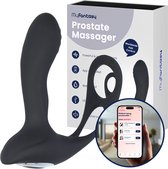 MyFantasy Stimulateur de Prostate avec Cockring – 42°C – Contrôlable via Application – Sex Toys pour Hommes & Couples - Vibrateur Anal - Jouets Anaux pour Couple - Buttplug Vibrant Dildo - Noir