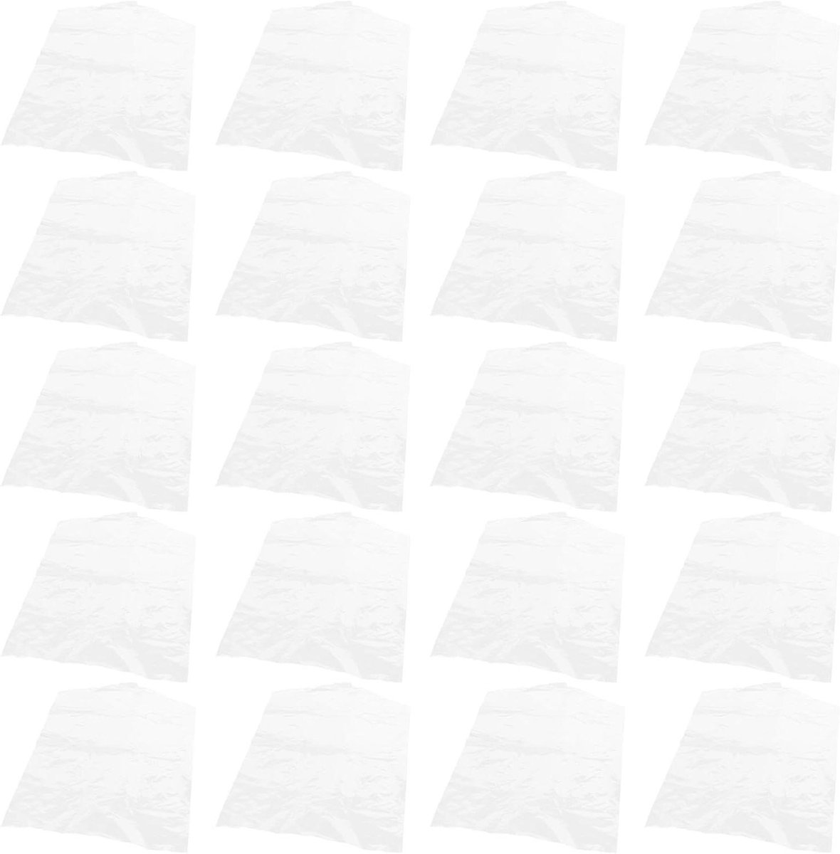 Kledinghoezen - Opberghoezen - Kleding Beschermen - Stofbestendig Ontwerp - 20 Stuks - Transparant