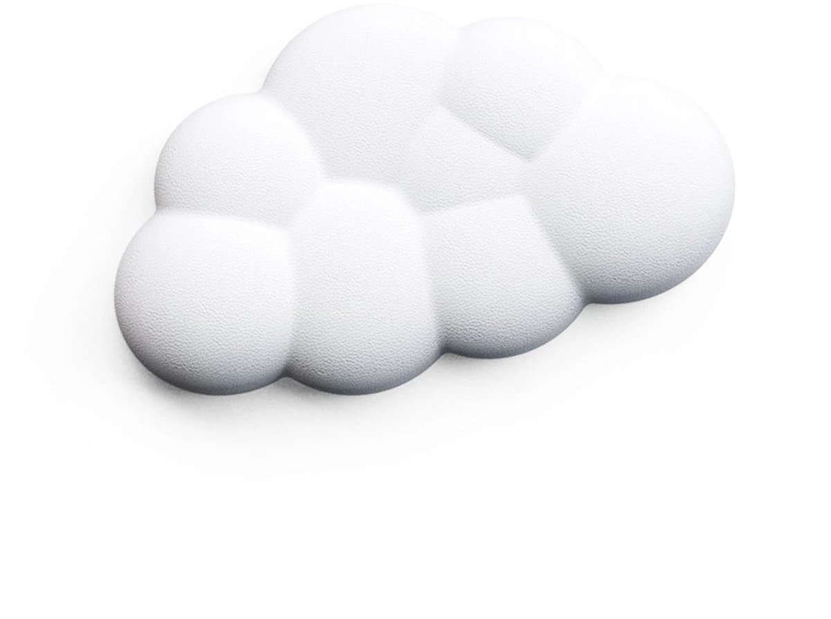 aladdien - Ergonomische Muismat - Polsondersteuning - Comfortabel en Antislip - Wit - Desk Accessories - Ideaal voor Thuiswerken - Ergonomisch Design