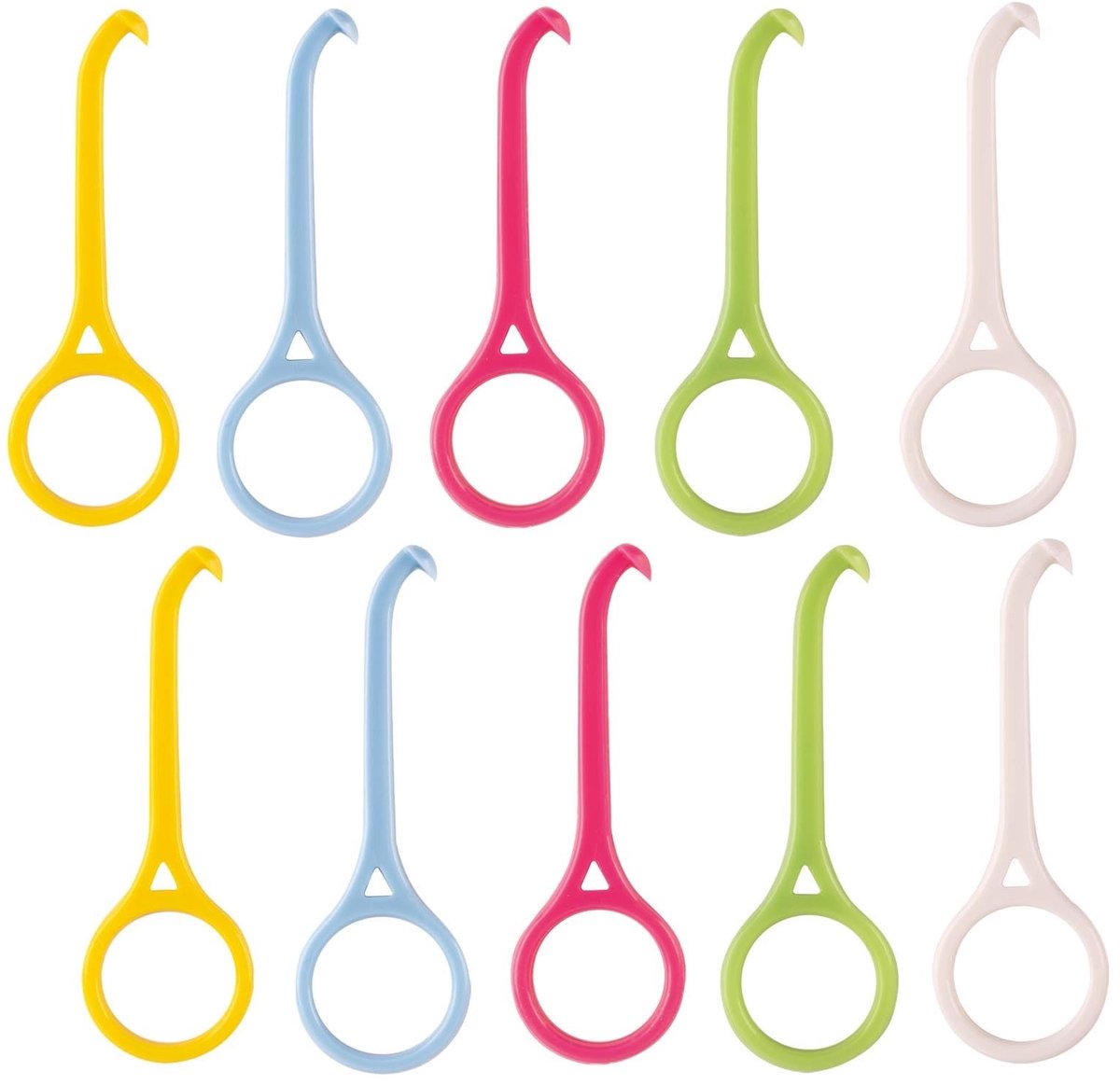 SPHProducts - Orthodontische Verwijderhaken - Kleurenset voor Braces - Perfect voor Beugels - 10 Stuks - Tandheelkunde Hulpmiddelen - Verzorging - Gesc...