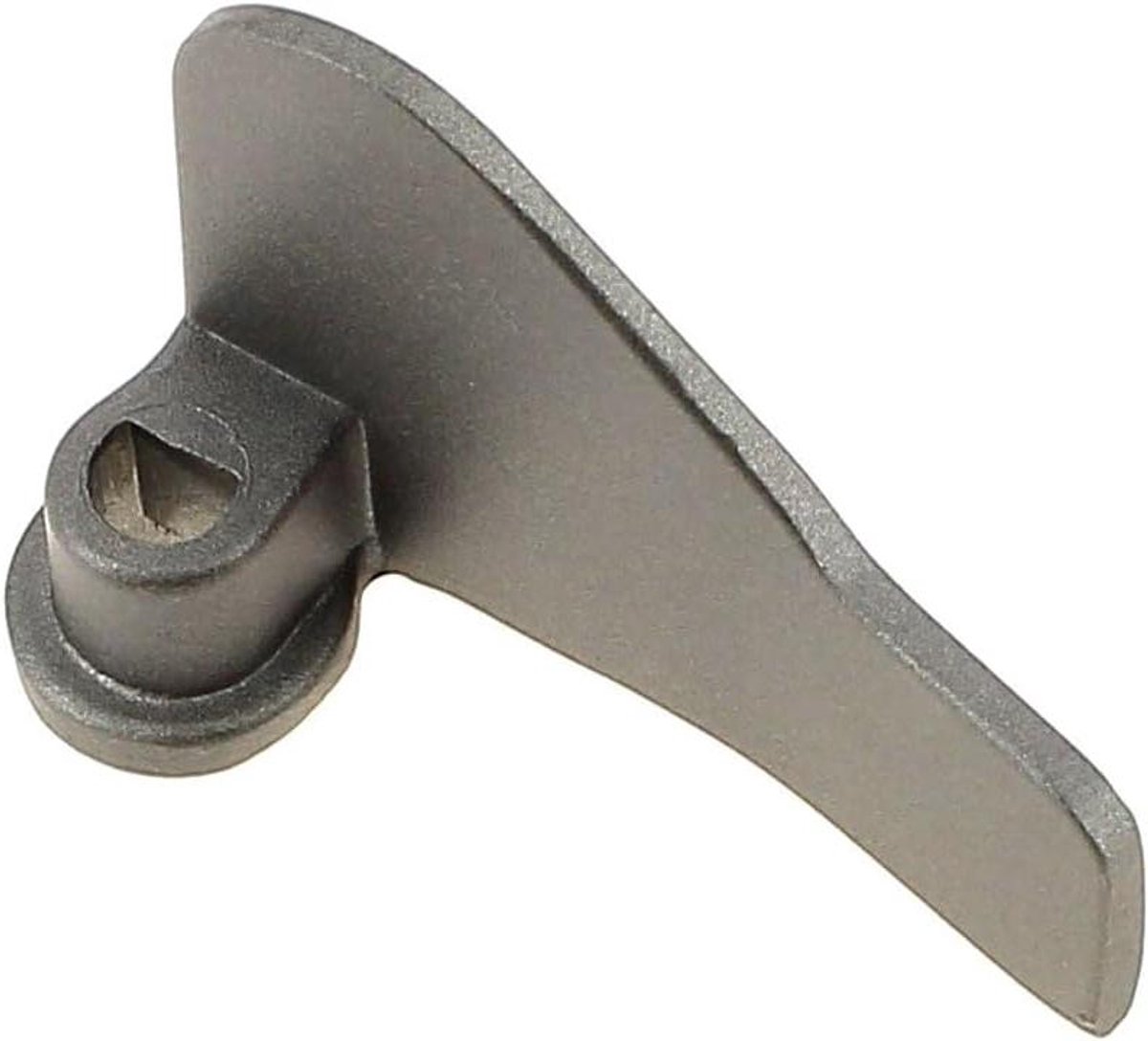 Kneedhaak - Deeg accessoire - Bakken thuis - Origineel onderdeel - 8 mm as - Zilverkleurig