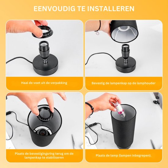 HEZIVO® Bedlampjes Hoofdbord - Leeslamp voor in Bed - Nachtlampje Slaapkamer - Lamp op Nachtkastje - Set van 2 van Merkloos — afbeelding 3
