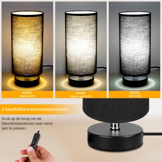 HEZIVO® Bedlampjes Hoofdbord - Leeslamp voor in Bed - Nachtlampje Slaapkamer - Lamp op Nachtkastje - Set van 2 van Merkloos — afbeelding 4