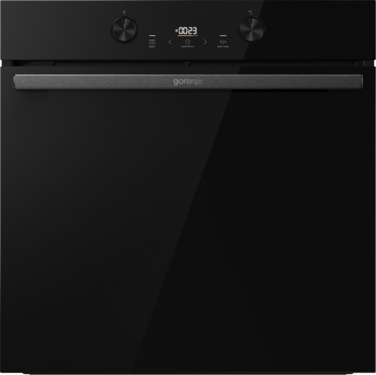Gorenje BOS6737E20FBG | Inbouwoven | 77 liter | Zwart | Airfryer-functie | AquaClean-reiniging