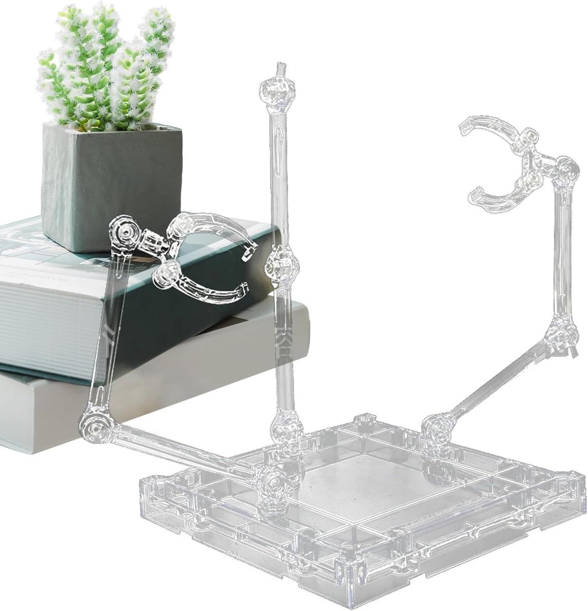 Poppenmodel Standaard - Actiefiguur Houder - Creatieve Presentaties - Verstelbare Spanhouders - 12.1 x 11.6 x 3.5 cm - Enkele Kenmerken