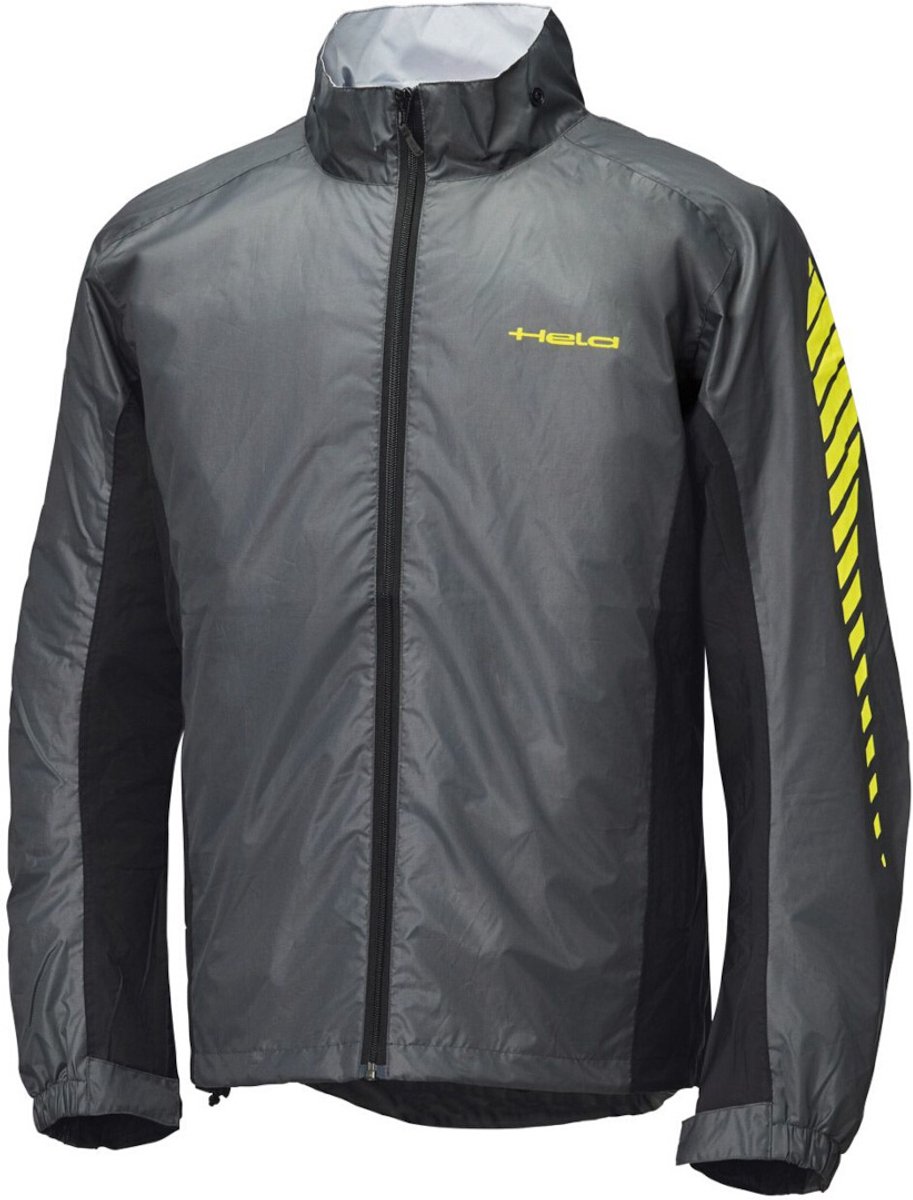 Held Wet Tour 2 Donkergrijs Zwart Fluo Geel Regenjas - Jas