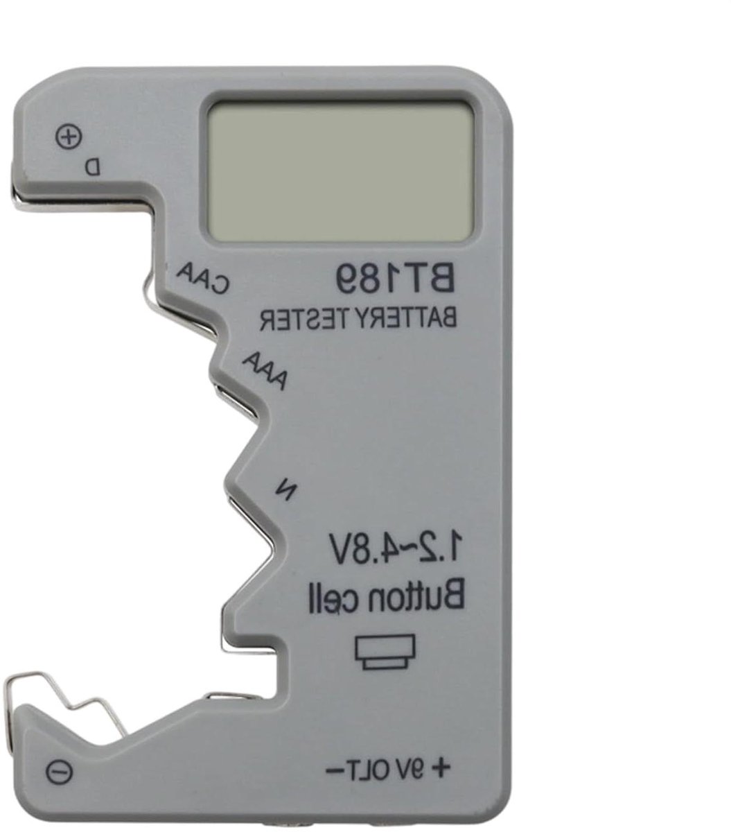 Knoopceltester - Batterij Analysator - Energie Besparen - Exacte Restladingsdetectie - 92 x 63 x 14 cm - Zwart