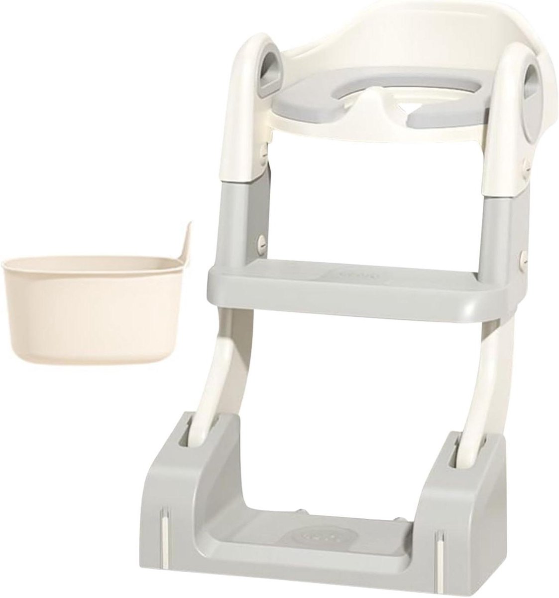 Kinder Toiletbril - Zindelijkheidstrainer Opstapje - Zelfstandig Naar De WC - Kantelbestendig Ontwerp - 17 x 40 x 17 cm
