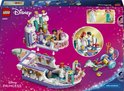 LEGO Disney Prinses Ariëls Koninklijke Trouwboot, 519 stuks, met minifiguren van Ariël, Prins Eric, Koning Triton en Sebastian.